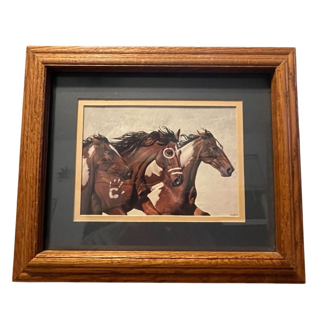 Painted Ponies Indian Ponies Diana Beach Stamper Giclee Print SIGNED Ltd number